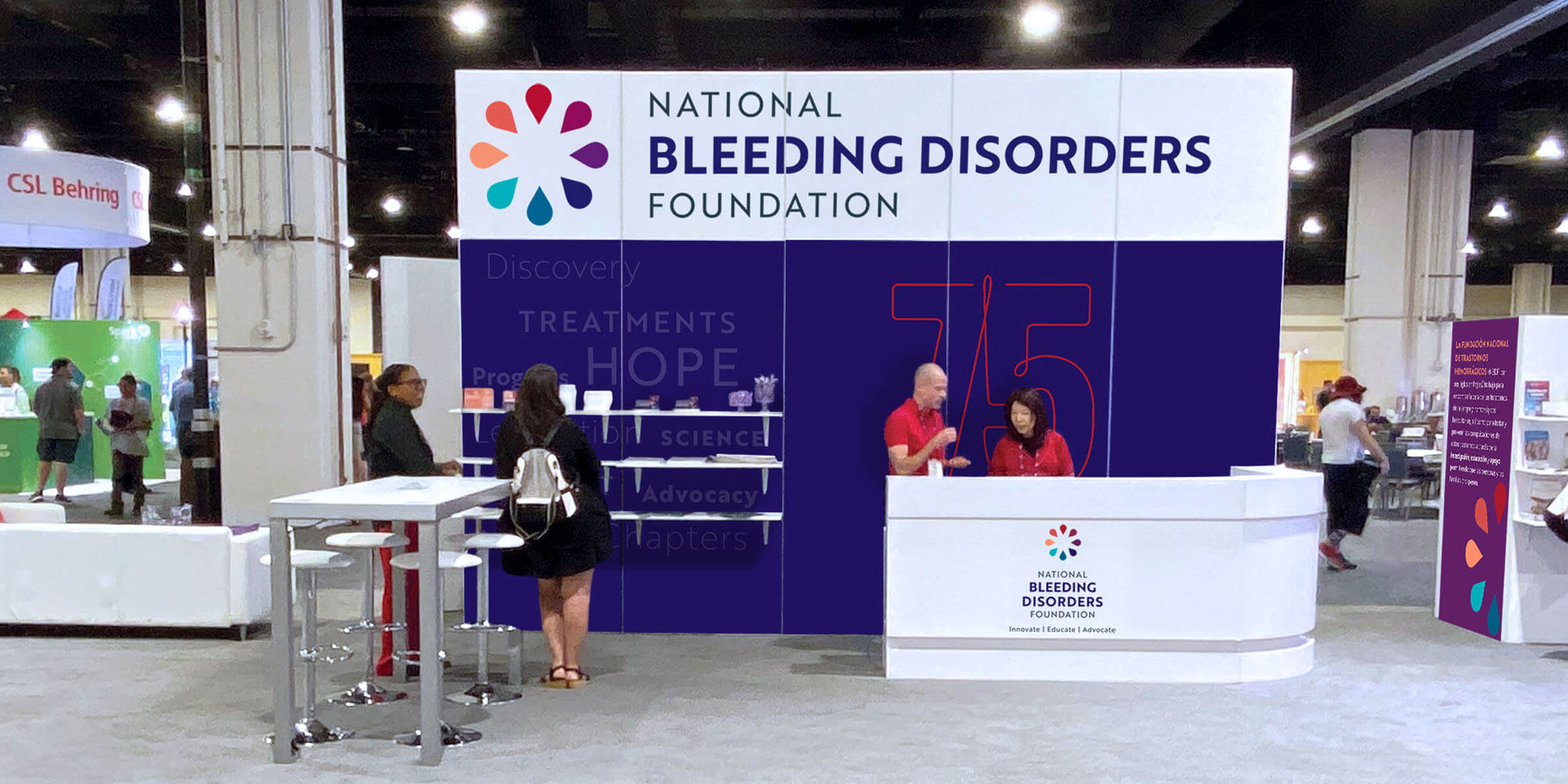 Nonprofit rebranding agency work for the National Bleeding Disorders Foundation